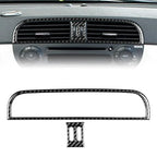 Carbon Fiber Console Air Vent Outlet Cover for Fiat 500 (2012-2015)