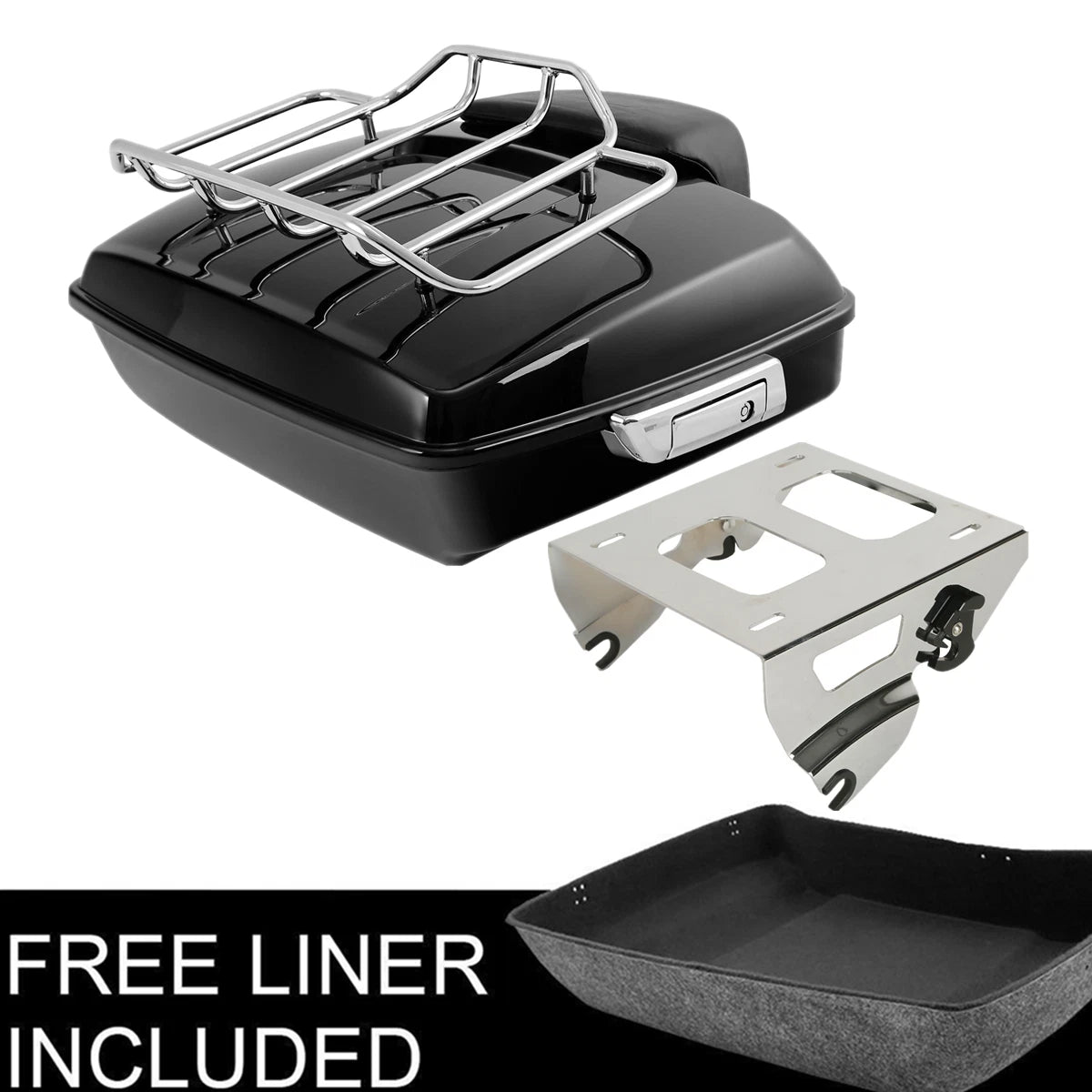 Chrome Mount Rack for Harley Electra Road Glide (2014–2026)