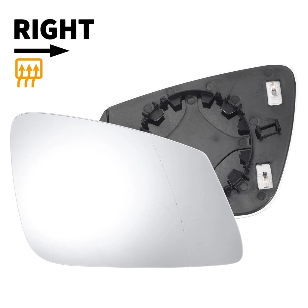 Right Side Heated White Mirror Glass for BMW 1 Series F20 F21 (2011–2019)