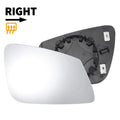 Right Side Heated White Mirror Glass for BMW 1 Series F20 F21 (2011–2019)