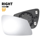 Right Side Heated White Mirror Glass for BMW 1 Series F20 F21 (2011–2019)