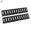 Set of 2 Track Tie Down Rail Kit for Garages