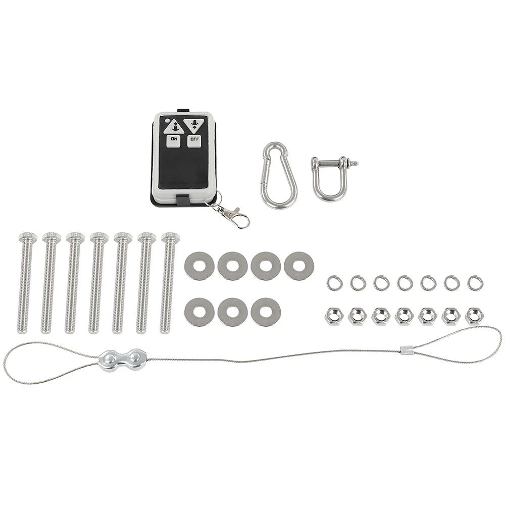Electric Anchor Winch for Boat Marine (45 LBS, Wireless Remote)
