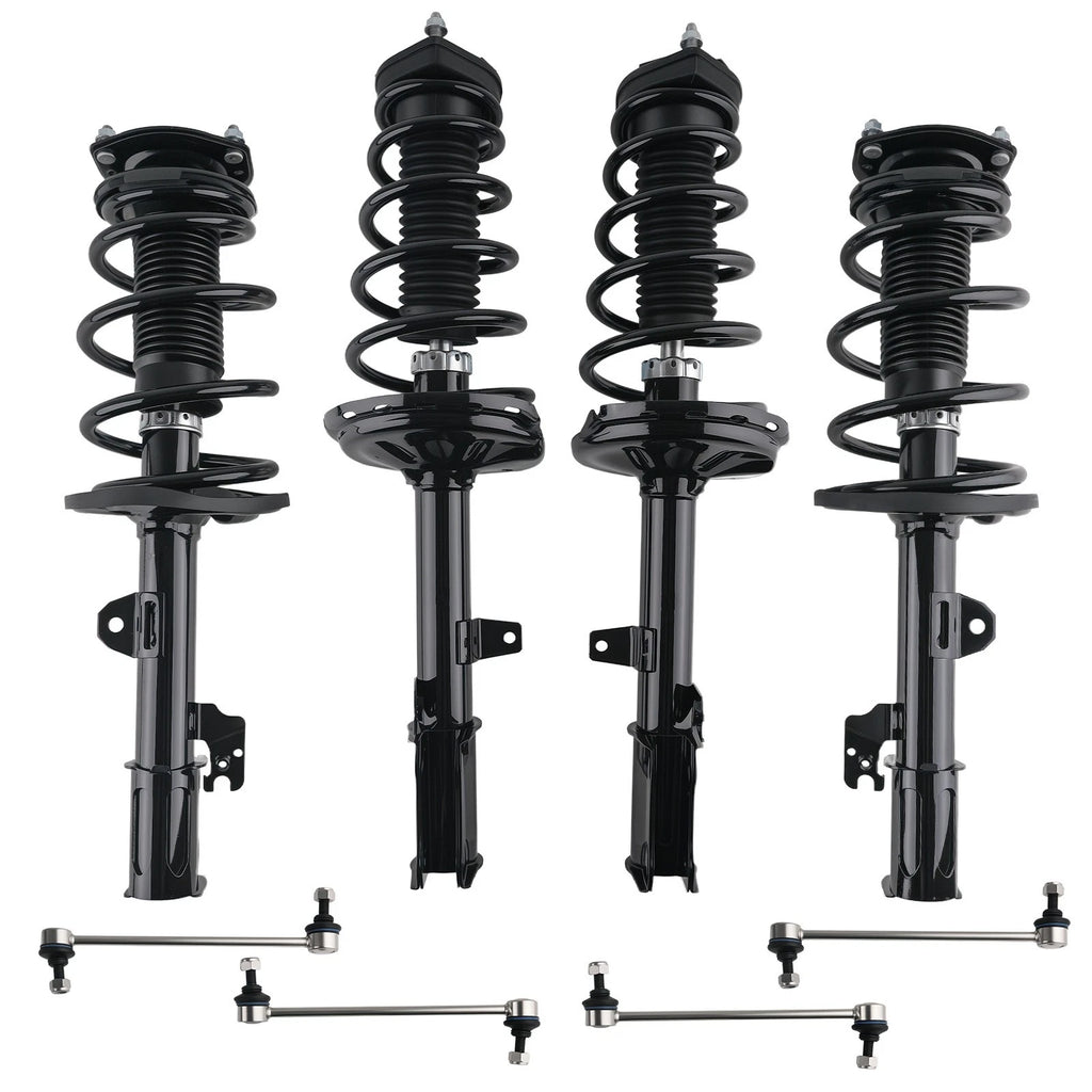Set of 4 Struts Springs & Sway Bars for Toyota Highlander (2008–2011)