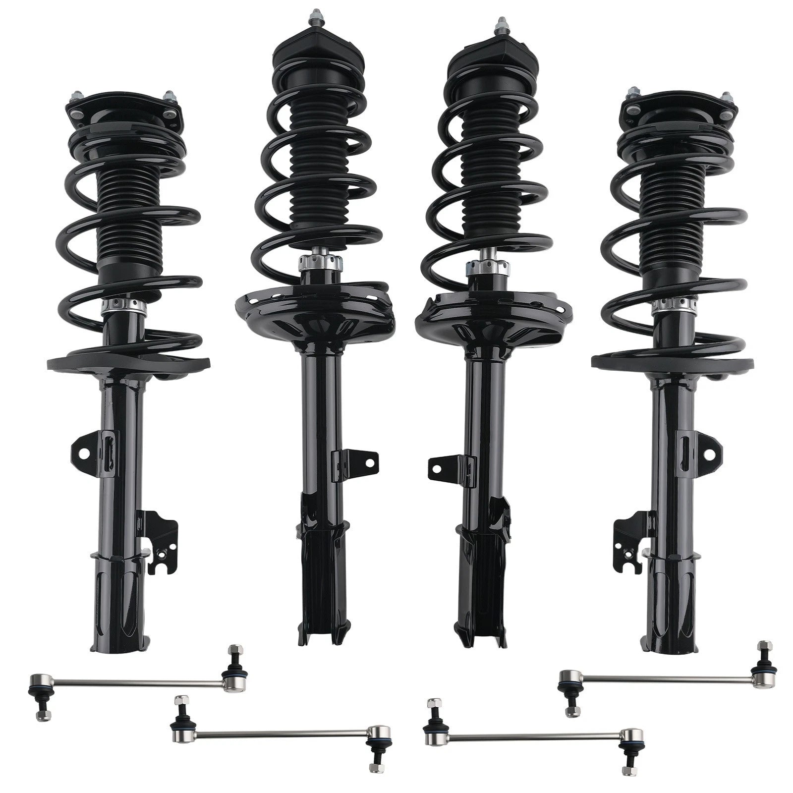 Set of 4 Struts Springs & Sway Bars for Toyota Highlander (2008–2011)