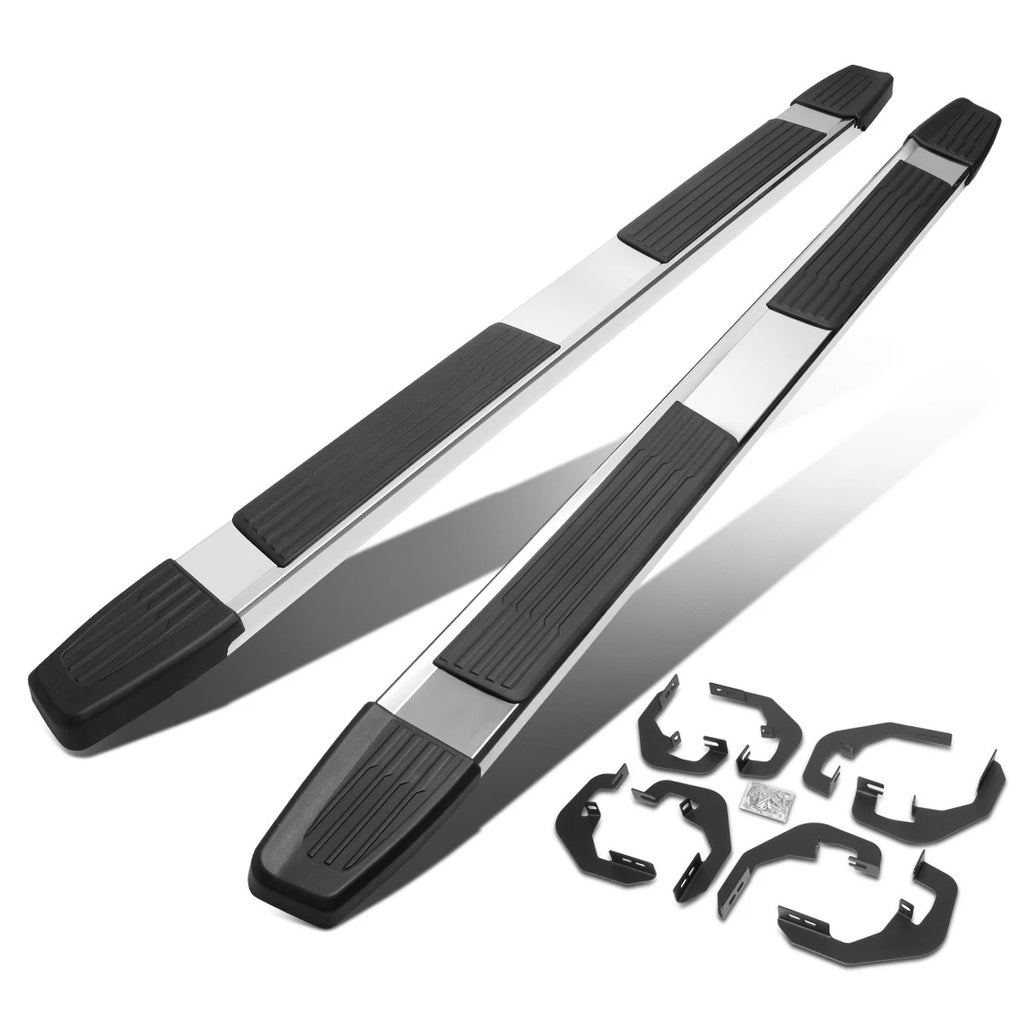 Set of 2 Running Boards for Silverado Sierra Crew Cab (2017–2019)