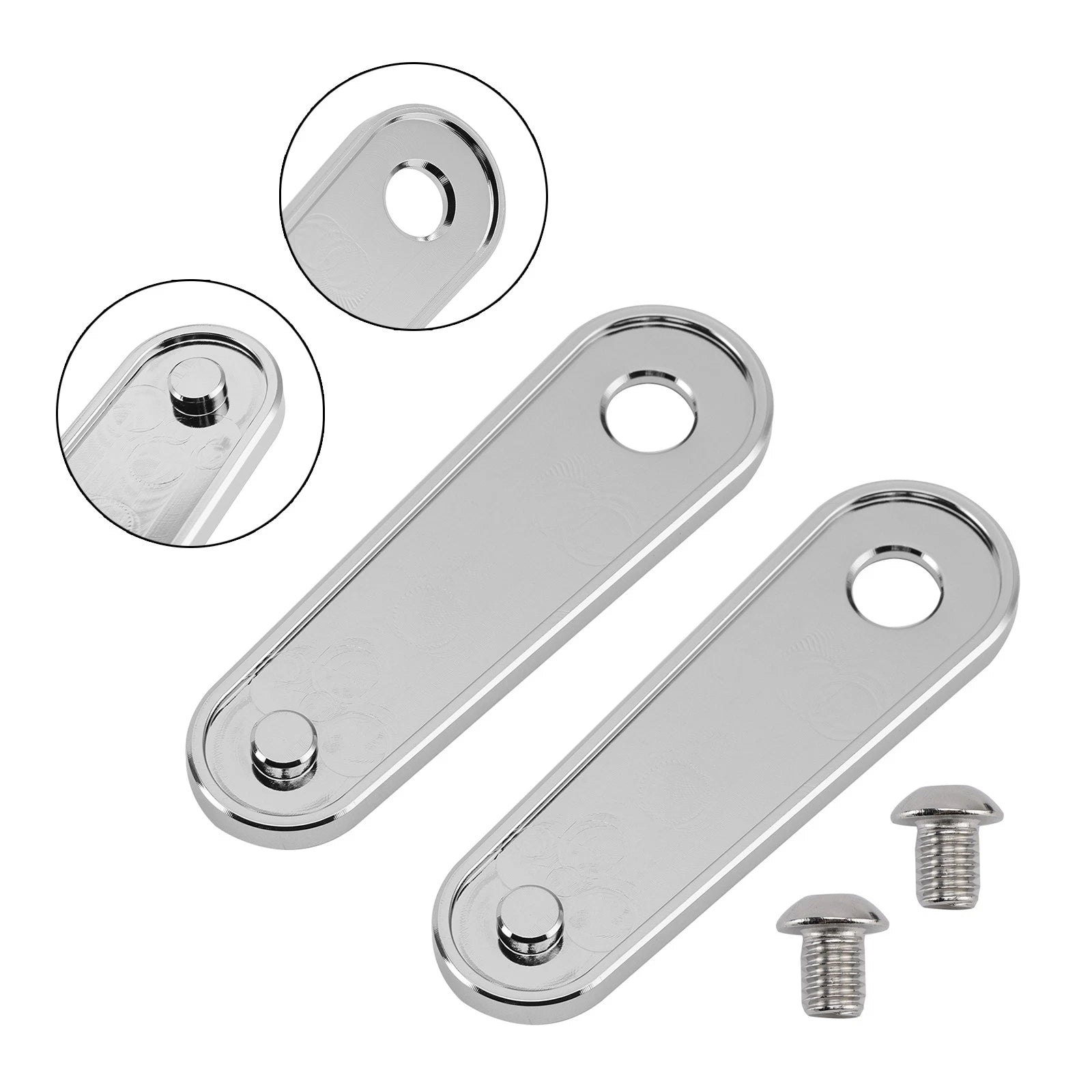 Rear Floorboard Foot Peg Frame Plates for Electra Glide, Road Glide (1993–2023)