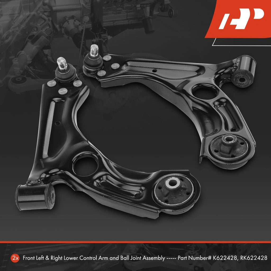 2X Front Lower Control Arm with Ball Joint for Chevy Sonic (2012-2020)