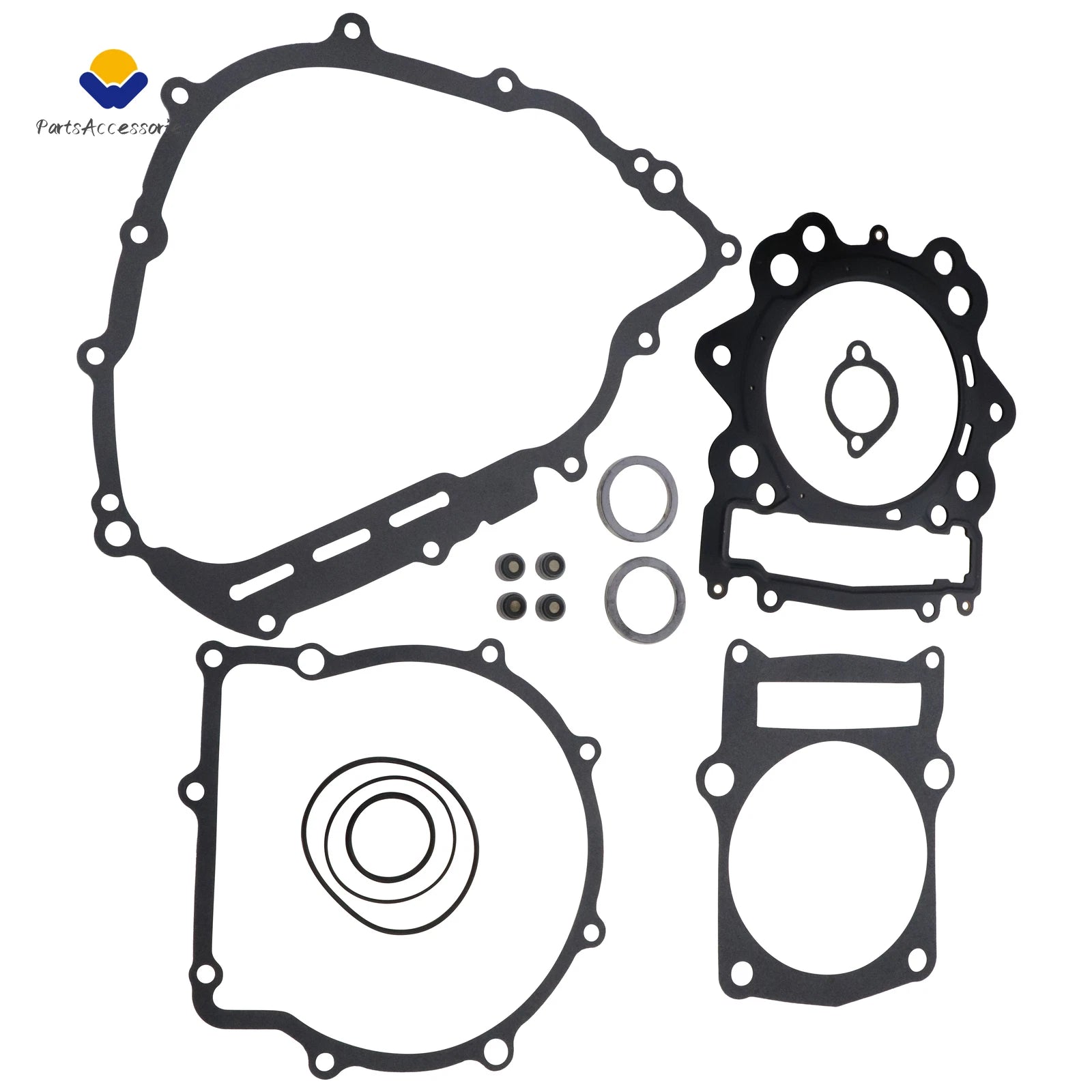 Complete Top End Head Gasket Kit for Yamaha Grizzly YFM700, Rhino 700 (2007–2020)