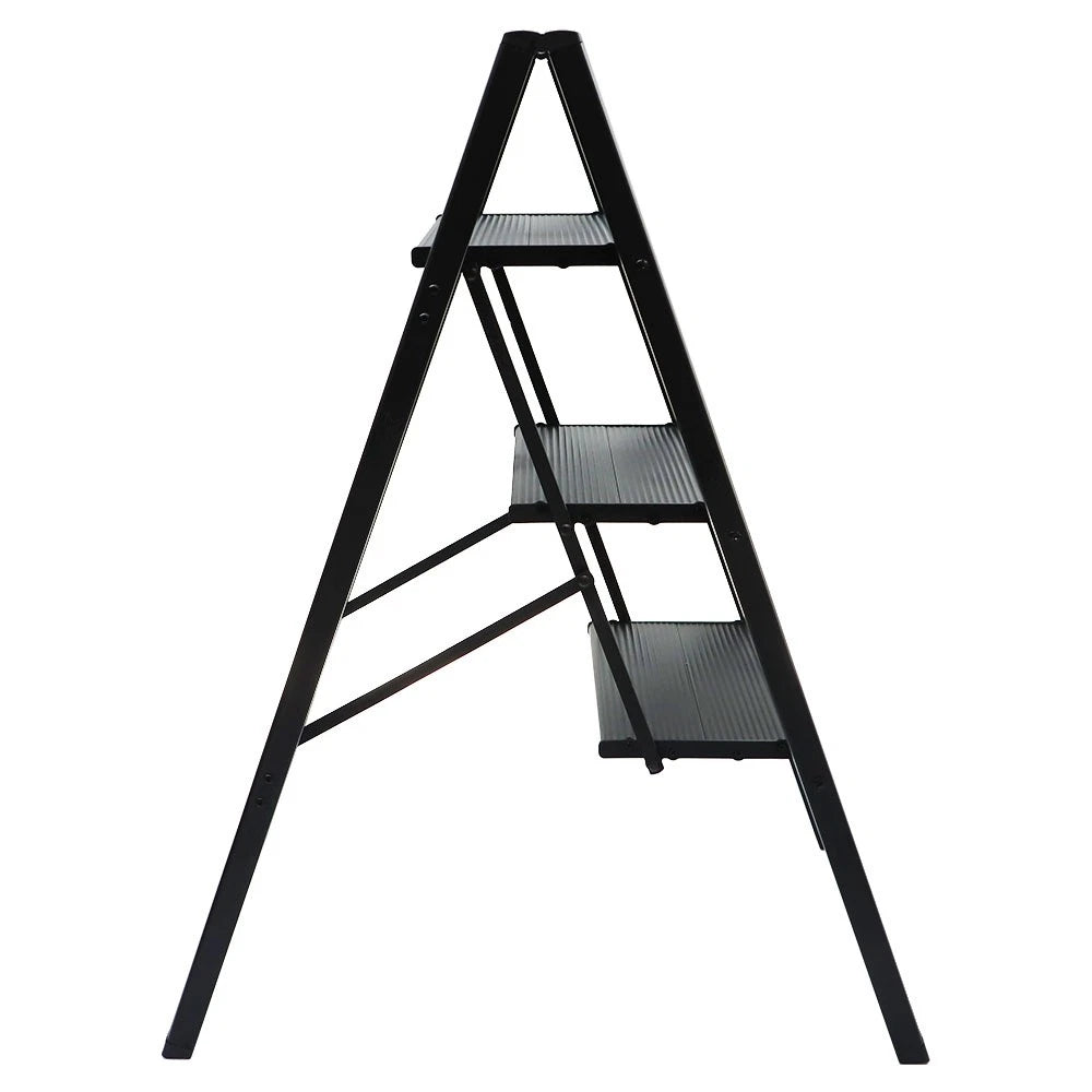 3 Step Folding Ladder with Wide Anti-Slip Pedal for Home Use
