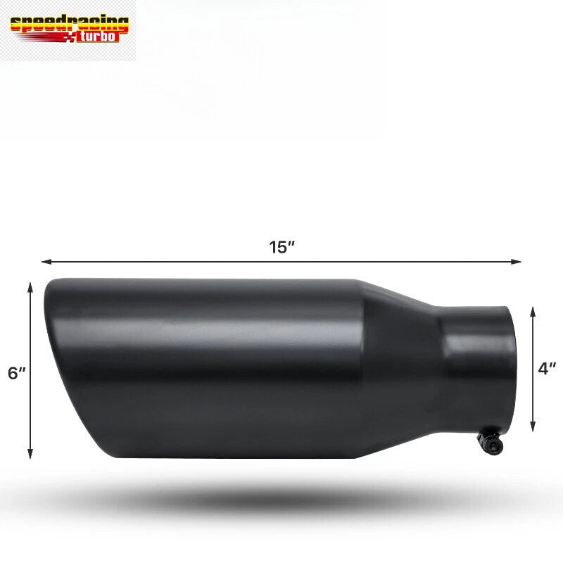 Exhaust Pipe Tail End for 4" Inlet 6" Outlet