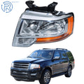 Headlight for Ford Expedition (2015–2017) Chrome Halogen Left Side