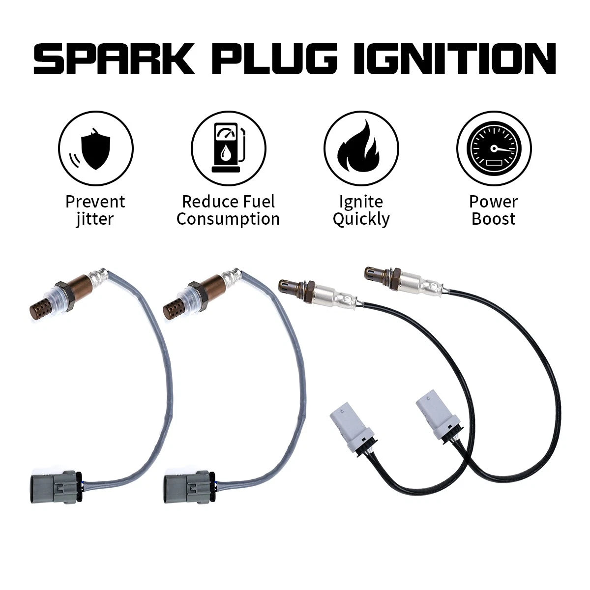 4X Oxygen Sensor for Chevrolet Tahoe (2014–2018) 4.3L 5.3L 6.2L Up & Downstream