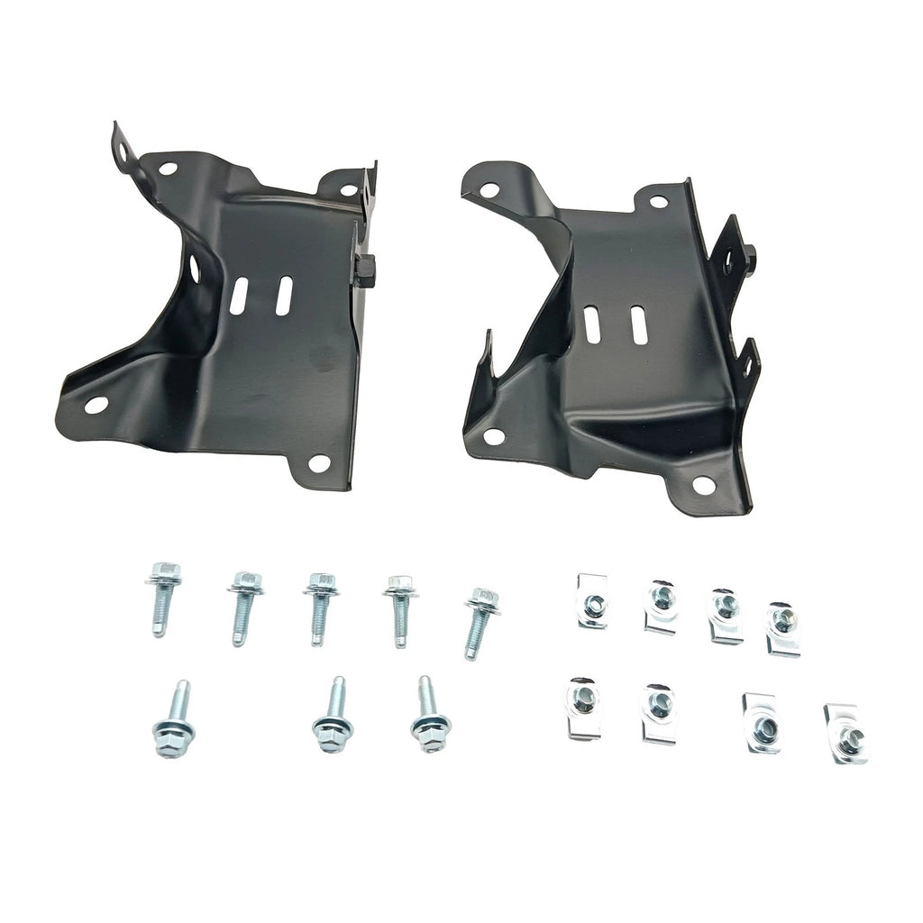 Set of 2 Front Bumper Outer Brackets for Chevy Silverado 2500HD 3500HD (2007–2010)
