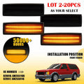 2X LED Side Marker Lights for Chevy S10 Blazer GMC Jimmy S15 (1982–1994)