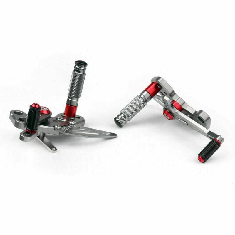 Aluminum Rearsets Footpeg Pedals for Kawasaki Z125 Pro (2016–2019)