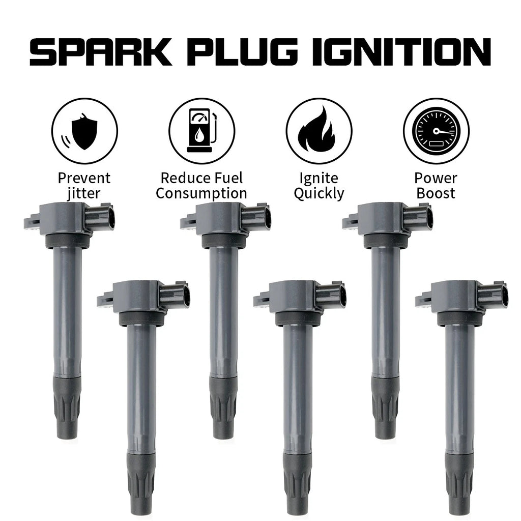 6X Ignition Coils for Mitsubishi Outlander RVR Lancer Grandis (2007–2017)