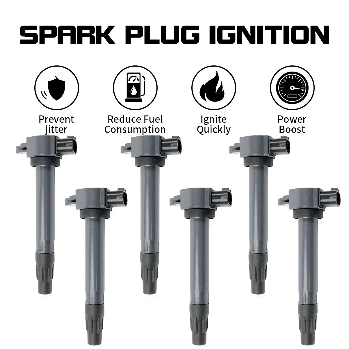 6X Ignition Coils for Mitsubishi Outlander RVR Lancer Grandis (2007–2017)