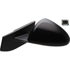 Replacement Ready to Paint Driver Side Power Door Mirror w/o Turn Signal