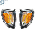 2PC Chrome Side Marker Corner Parking Lights for Toyota Tacoma (2001–2004)