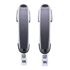 2pc Front Left & Right Outer Door Handle Black for Hyundai Tucson (2004–2010)