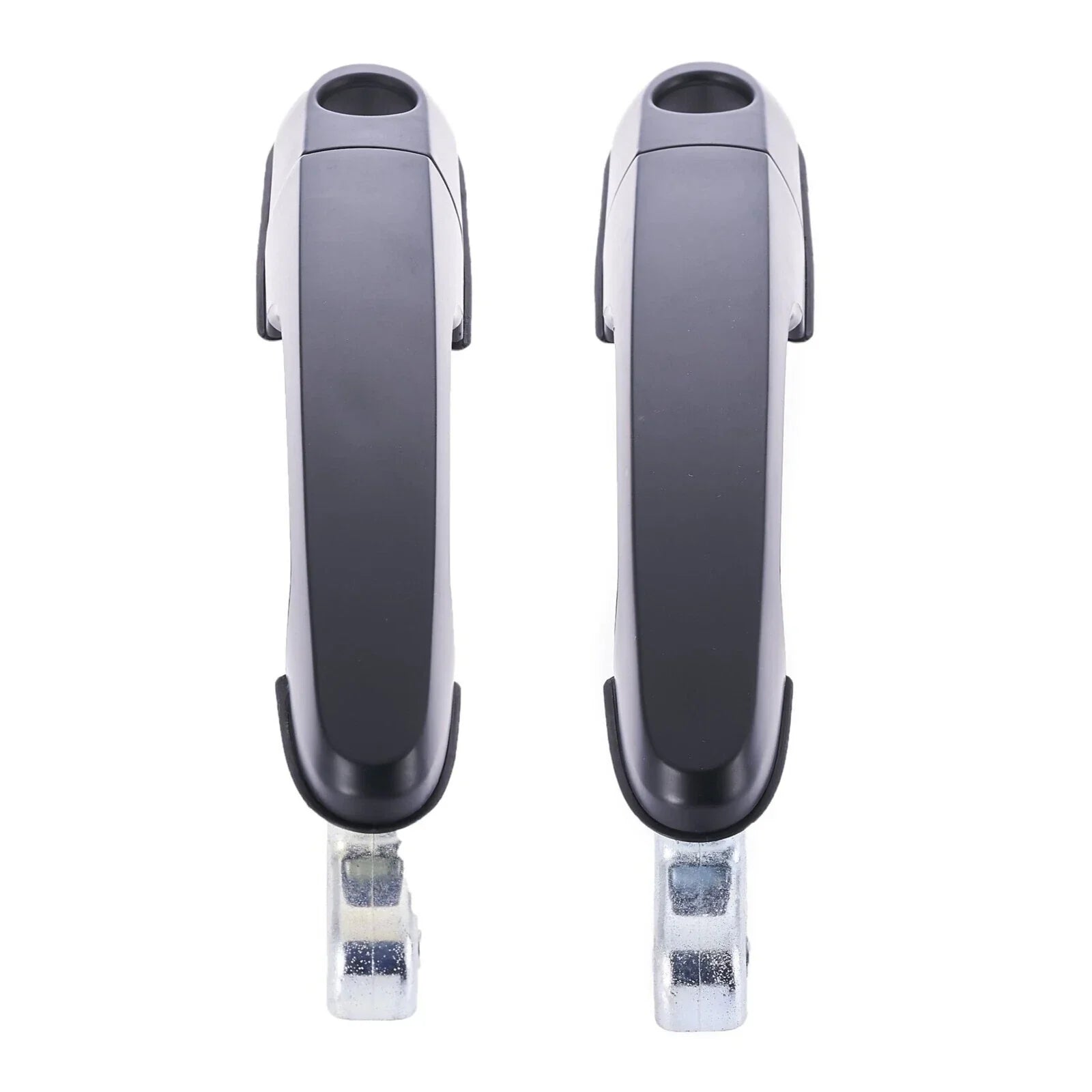 2pc Front Left & Right Outer Door Handle Black for Hyundai Tucson (2004–2010)