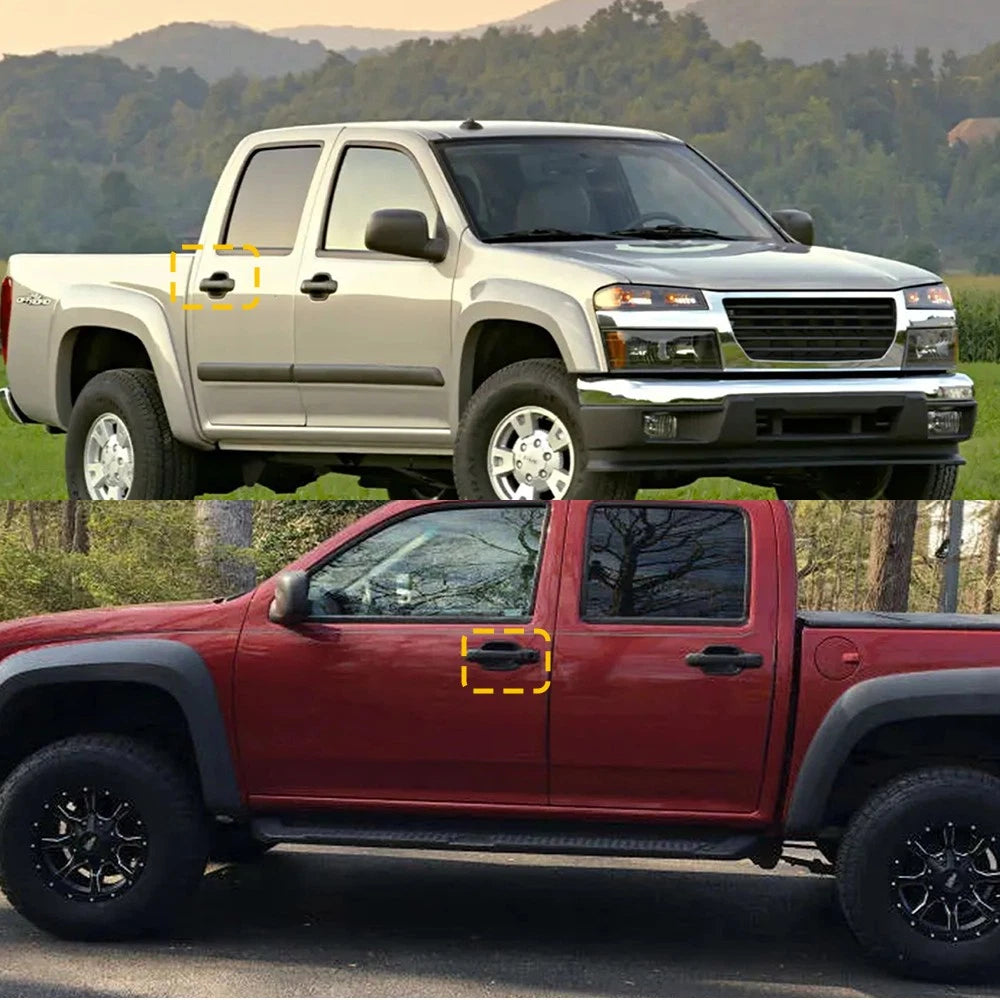 Exterior Rear Door Handle Set for Chevrolet Colorado GMC Canyon (2004-2012)