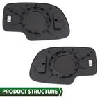 Power Heated Mirror Glass Pair for Chevy Silverado, GMC Yukon, Avalanche