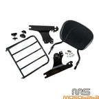 Detachable Sissy Bar Luggage Rack Backrest for Harley Softail Deluxe (05-15)