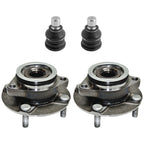 Set of 2 Wheel Hubs for Nissan Versa