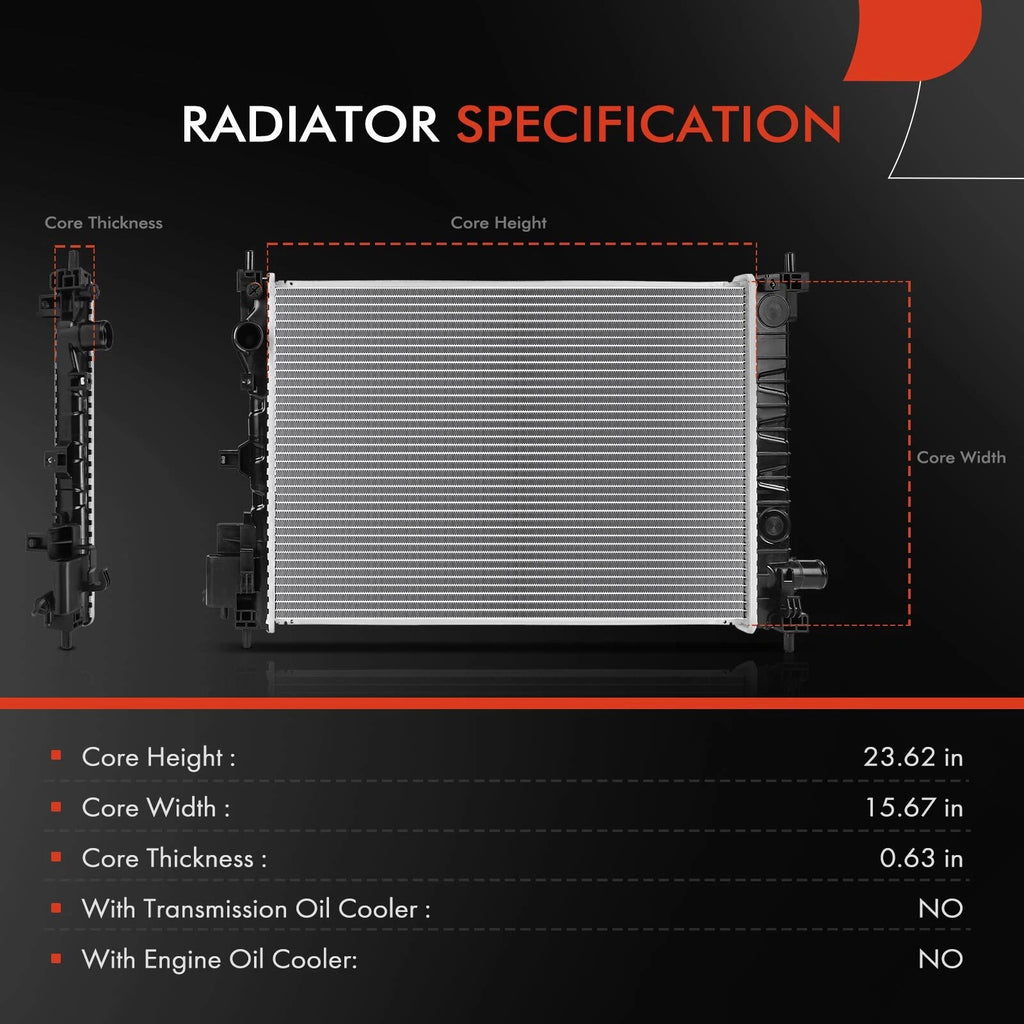 Radiator for Chevrolet Spark (2016-2022)