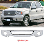 Chrome Steel Front Bumper Face Bar for Ford F-150 (2006–2008)