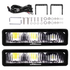 6 Inch Rectangular LED Light 60W Spot Beam for Off-Road Truck SUV (6000LM, IP67)