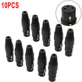 Set of 10 3 Pin Female Connectors for Automotive Applications