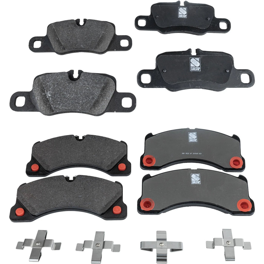 Set of 4 NAO Brake Pads for Porsche Panamera (2010–2020)