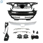 Set of 2 Upper Lower Grills with Chrome Trim for Honda Accord (2021–2023)