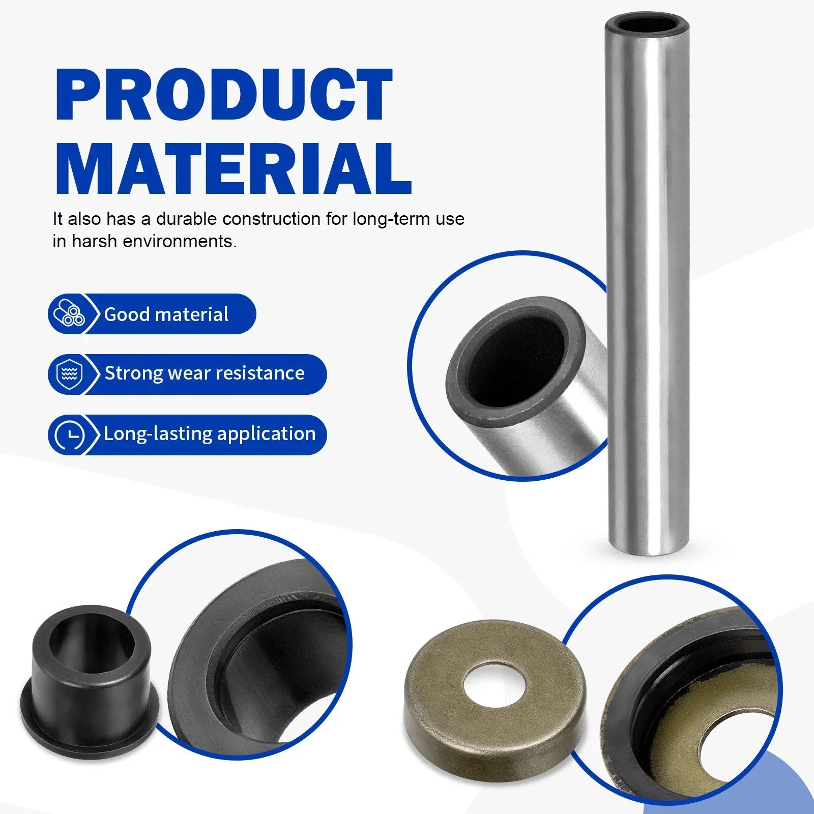 Upper J-Arm Bearing Bushing Rebuild Kit for Yamaha Banshee 350 (1987–1990)