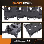 Engine Valve Cover w/ Gasket & Cap for Nissan Altima Sentra SE-R (2007–2012)