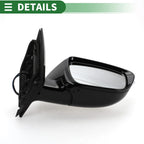 Right Side Door Mirror for Nissan Murano (2015–2020) Manual Folding White