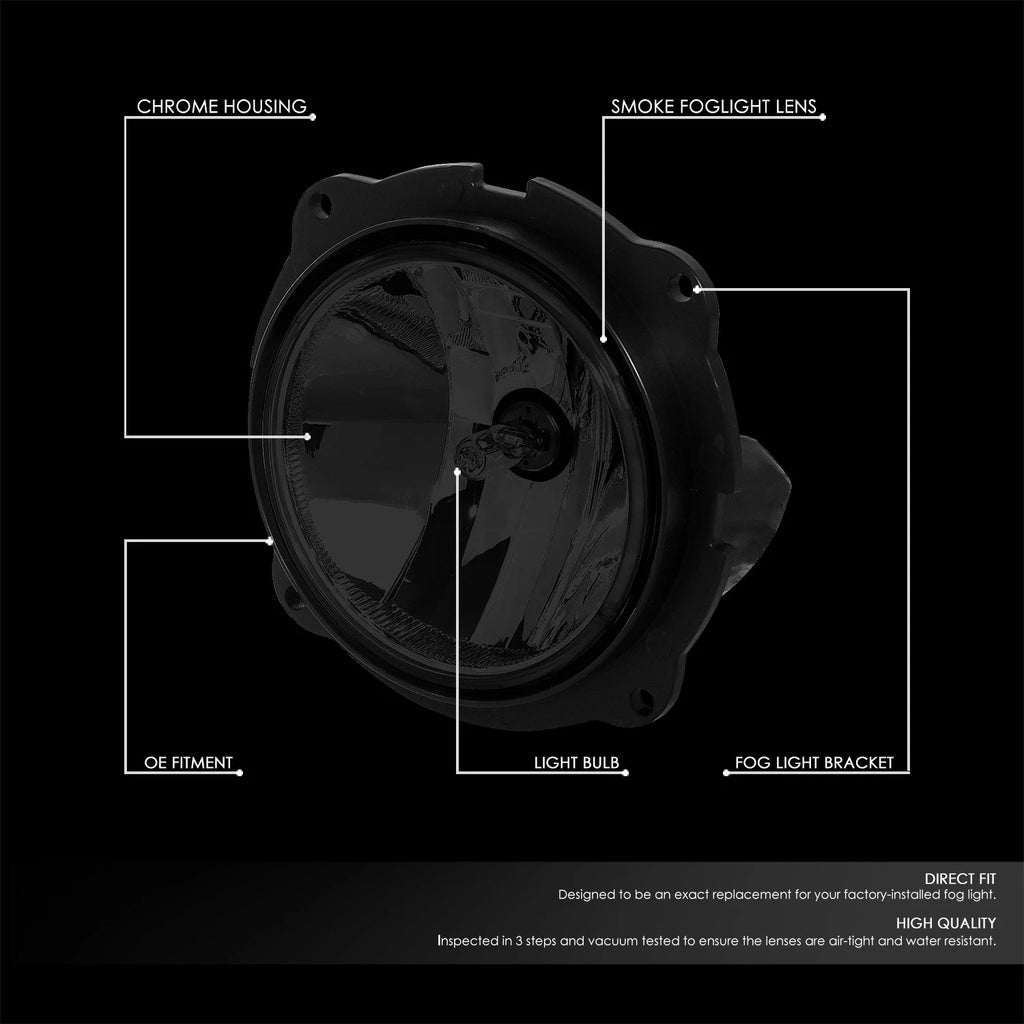 Factory Style Smoked Lens Front Bumper Fog Light for Ford Escape (2007–2012)
