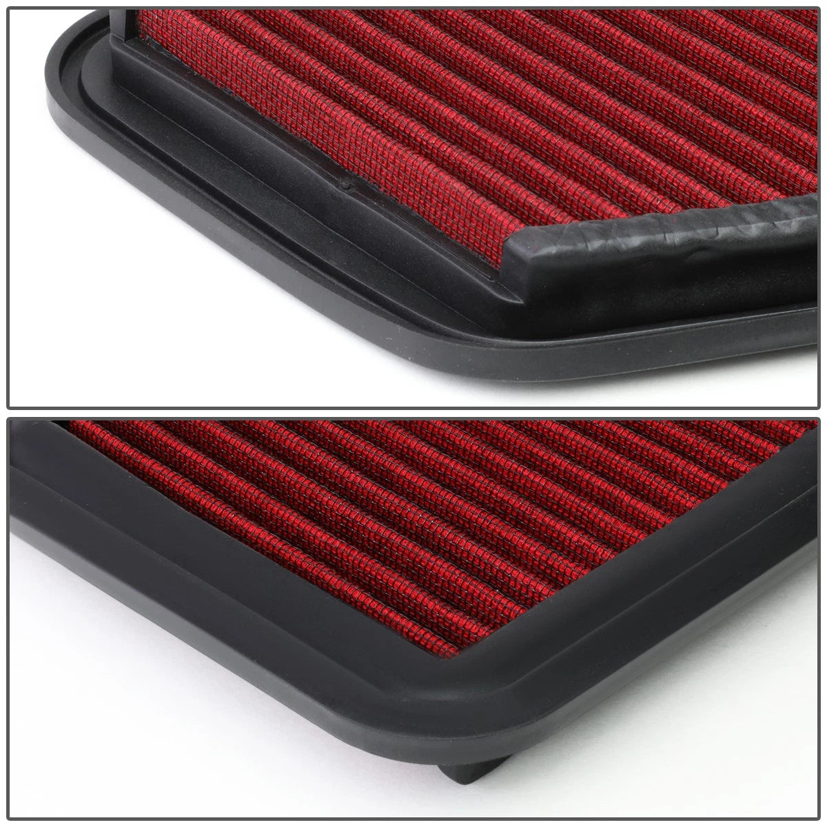 Red Washable High Flow Air Filter Panel for Lexus GS300/GS350/GS450H/SC430 (2000–2011)