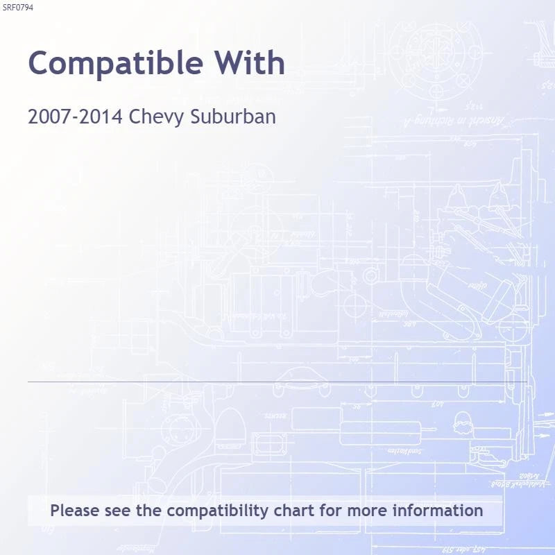 8pc Stainless Steel Rocker Panels Replacement for 2007-2014 Chevy Suburban