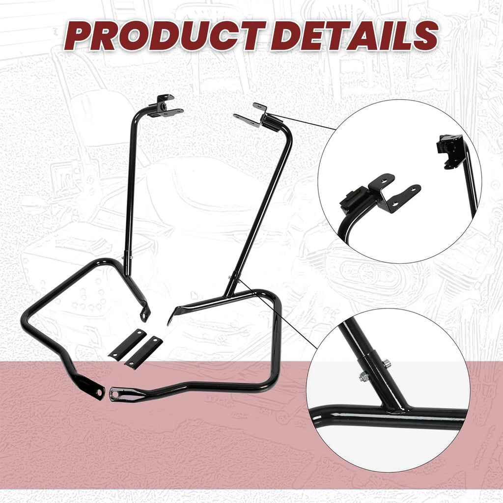 Saddlebag Bracket Crash Bar for Harley Street Road Glide (2014–2026)