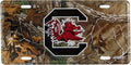 Camo License Plate for South Carolina Car Truck (Gamecocks)