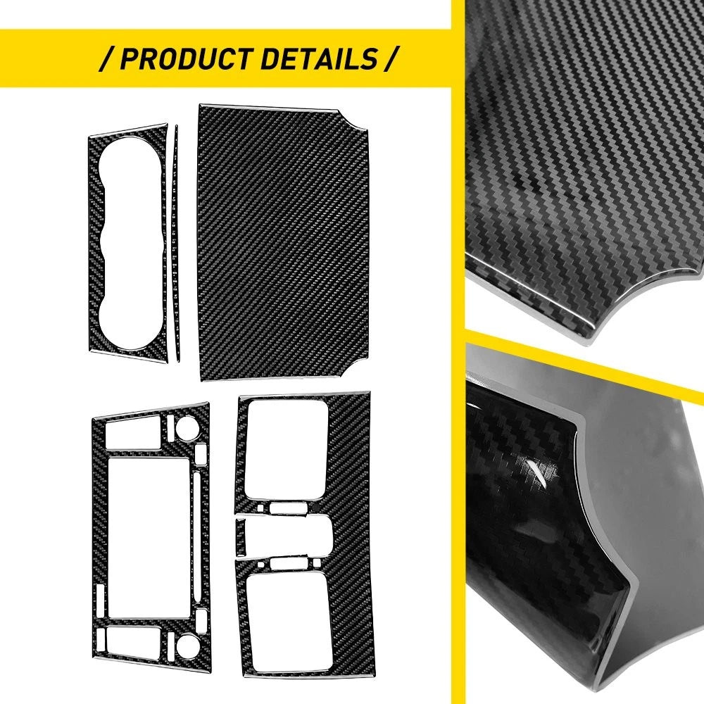 Carbon Fiber Center Control Console Sticker for Subaru WRX (2015–2021)