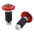 CNC Handlebar Caps for Yamaha R1 R6 R6S FZ1 FZ6 FZ8 FJR (7/8", Red)