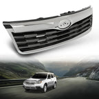 Front Upper Bumper Grille for Subaru Forester (2009–2010) Black Chrome