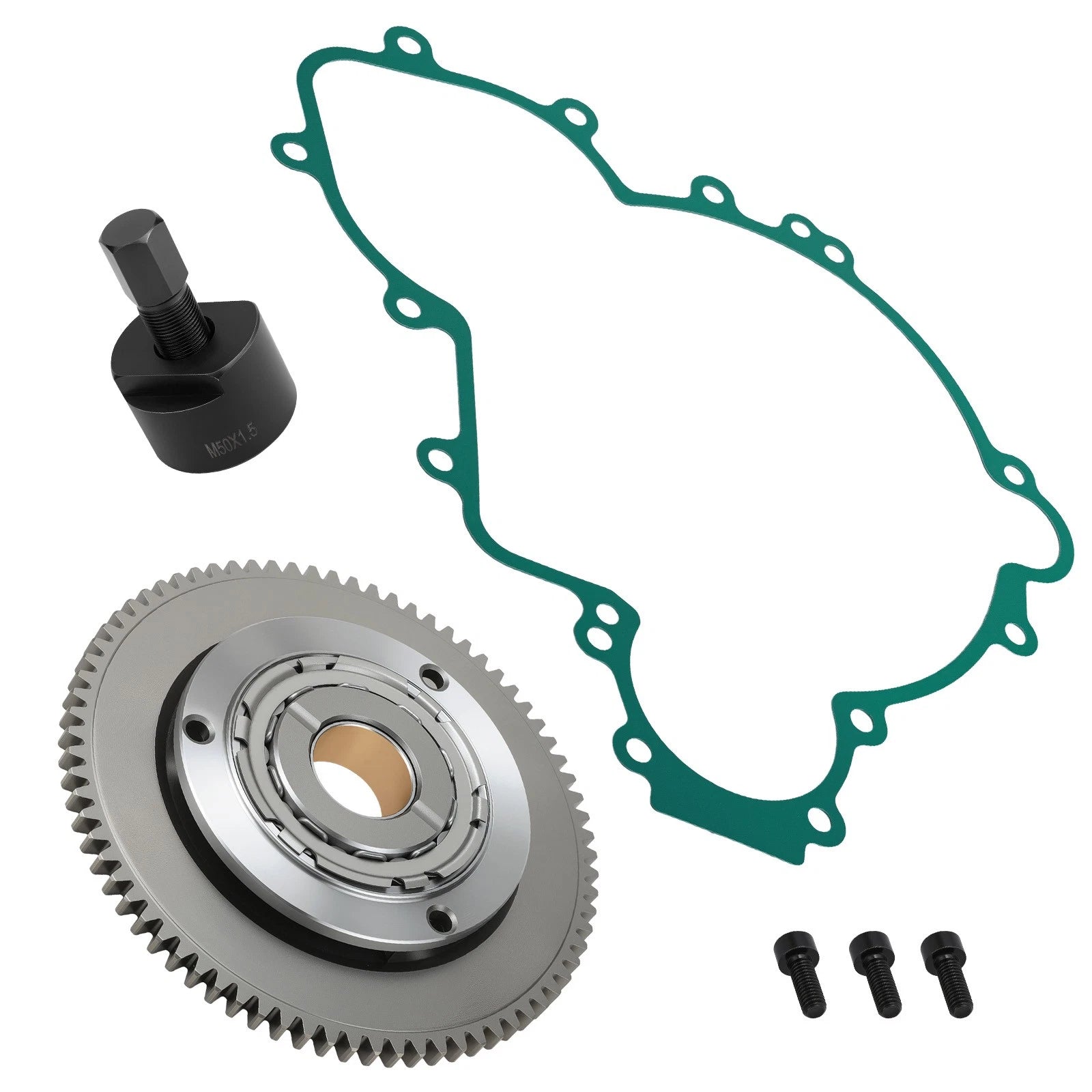 Starter Clutch Idler Gear Kit for Polaris RZR Turbo S / S 4 / 4 (2018–2023)