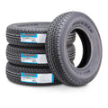 Set of 4 Trailer Tires ST185/80R13 8-Ply LR D 99M Steel Belted Radial