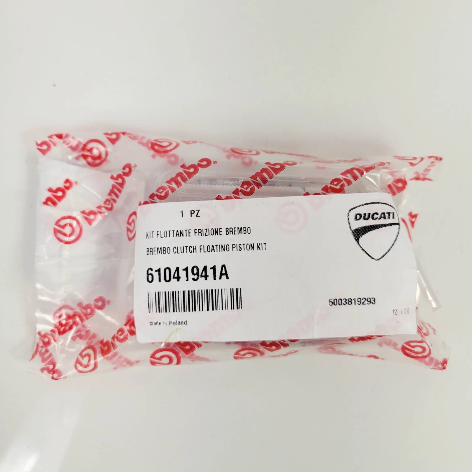 Brembo Clutch Slave Floating Piston Kit for Ducati (OEM 61041941A)